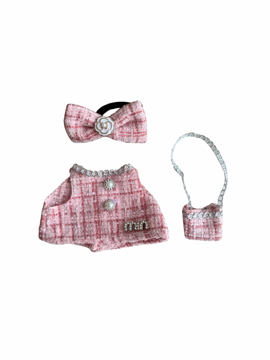 PINK TWEED PRINCESS SET