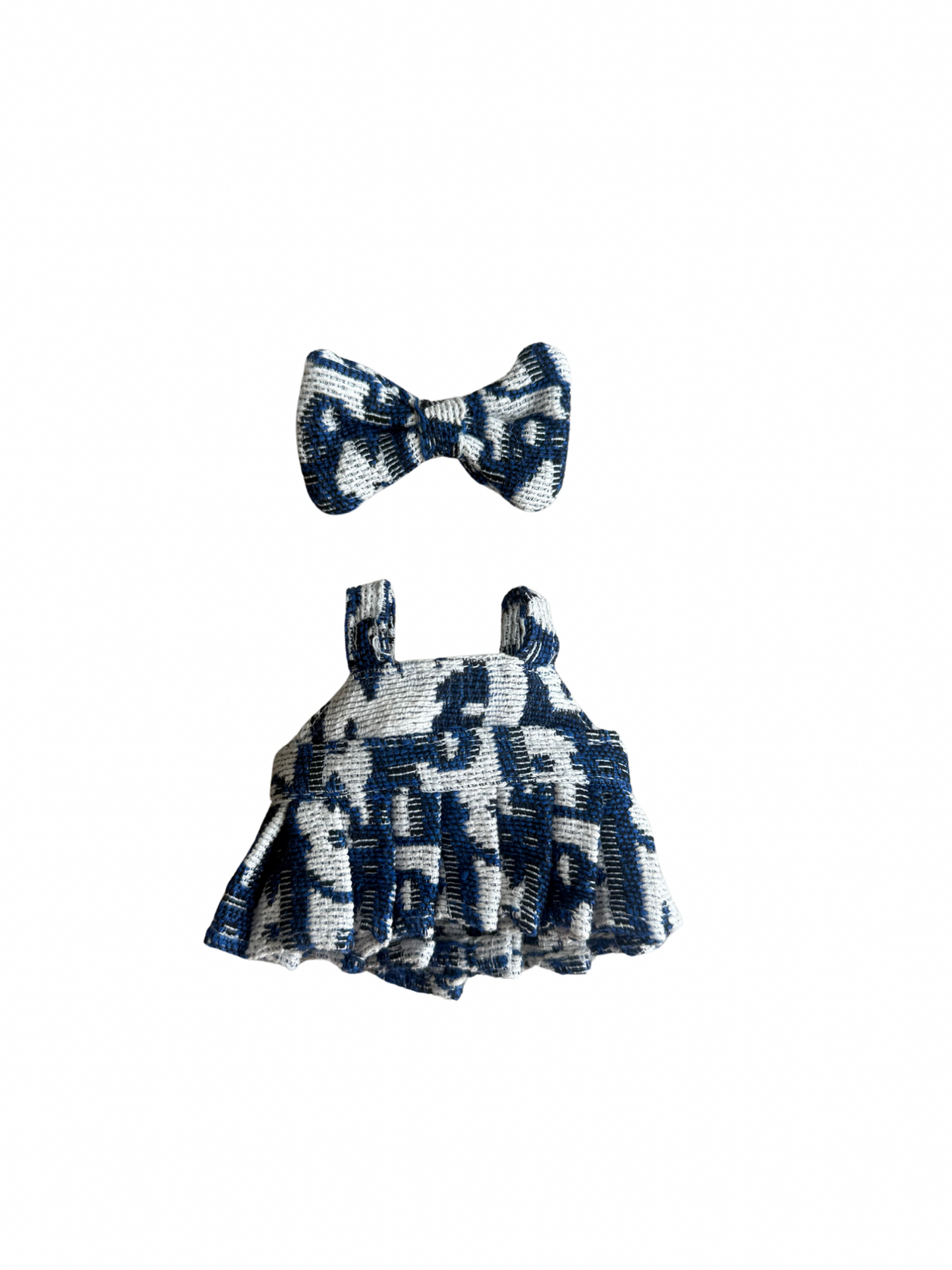 DENIM PRINCESS DRESS AND BOW
