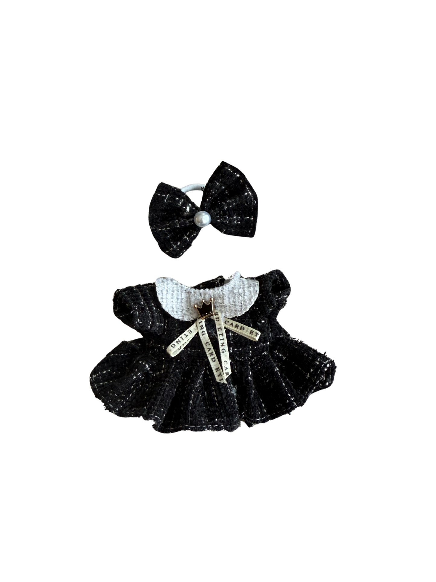 TWEED PRINCESS IN BLACK/WHITE