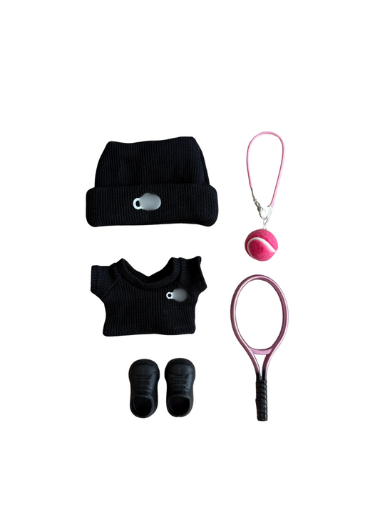 TENNIS STAR IN BLACK
